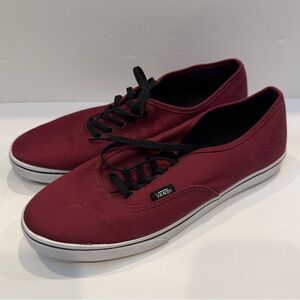 Vans Off The Wall Authentic Port Royal Black Low Skate Shoes